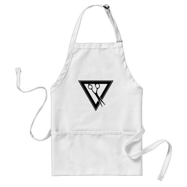 hair scissors triangle standard apron (Front)