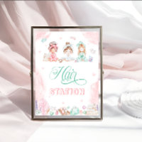 Hair Station Spa Party Makeup Girl Birthday