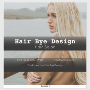 Hair Styling company vehicle adverting business
