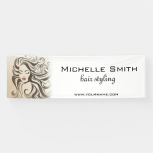 Hair Styling Hair Extensions Curly Hair Sepia Red Banner