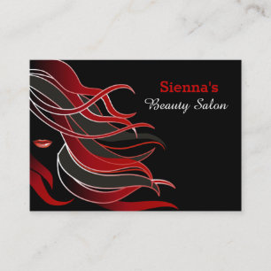 Hair stylist appointment card
