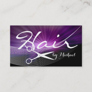 Hair Stylist Appointment - Purple Abstract #3