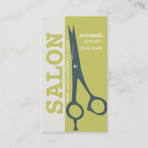 Hair Stylist Appointment Re-Booking Salon Scissors Card