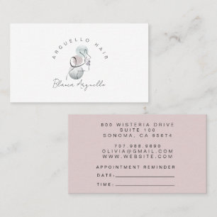 Hair Stylist Appointment Reminder & Business Card