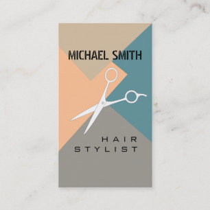 Hair Stylist Appointment Retro Colour Pattern #11 Card