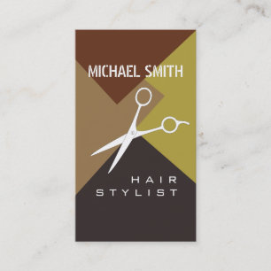 Hair Stylist Appointment Retro Colour Pattern #16 Card