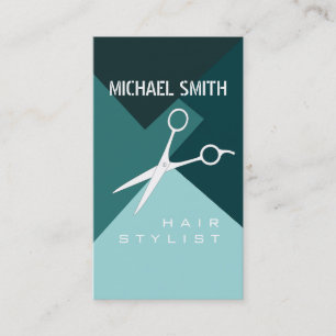 Hair Stylist Appointment Retro Colour Pattern #17 Card