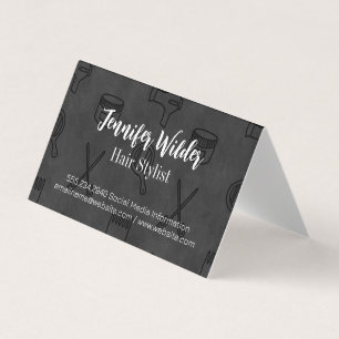 Hair Stylist Background Business Card