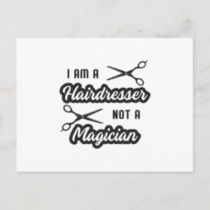 Hair Stylist Barber Scissors Hairdresser Gift Idea Postcard