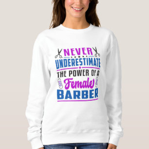 Hair Stylist Barber Scissors Hairdresser Gift Idea Sweatshirt