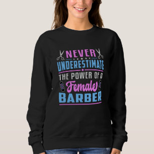 Hair Stylist Barber Scissors Hairdresser Hair Gift Sweatshirt