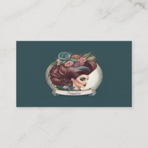 Hair Stylist Beauty Parlour Salon Cosmetic Supplie Business Card