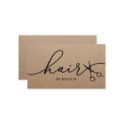 Hair Stylist Black Scissor Minimalist Beauty Salon