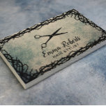 Hair Stylist Black Scissor Vintage Thorn Framed Business Card<br><div class="desc">Hair Stylist Black Scissor Vintage Thorn Framed Business Cards.</div>