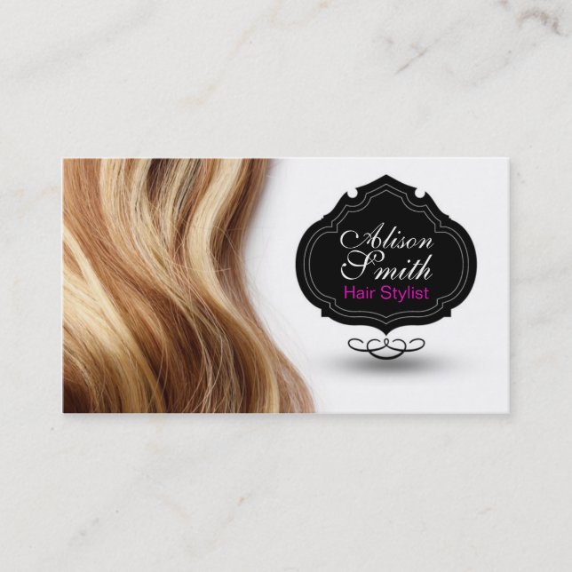 Hair Stylist Business Card (Front)