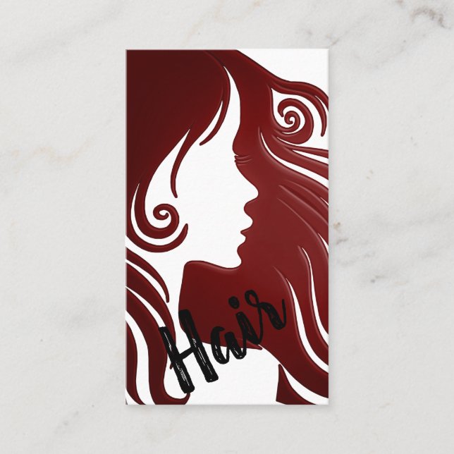 Hair Stylist Business Card (Front)