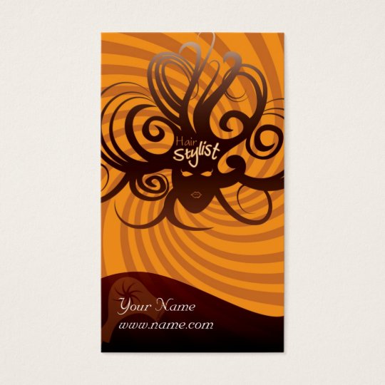 hair stylist business card