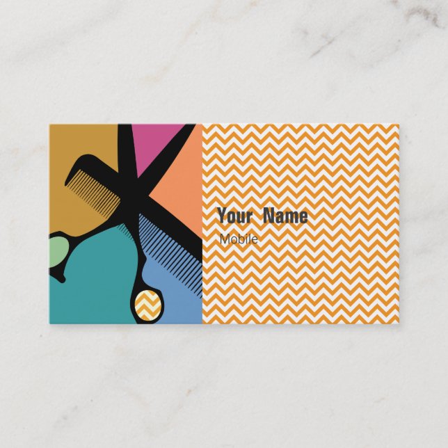 Hair Stylist Business Card (Front)