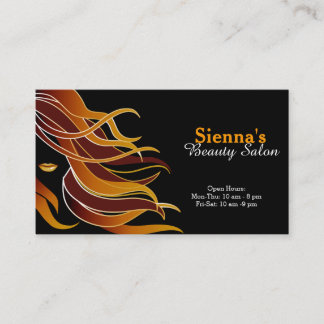 Hair stylist business card