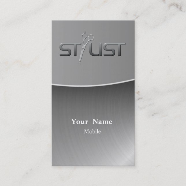 Hair Stylist Business Card (Front)