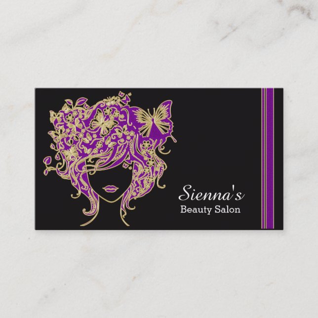 Hair stylist business card (Front)