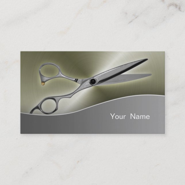 Hair Stylist Business Card (Front)