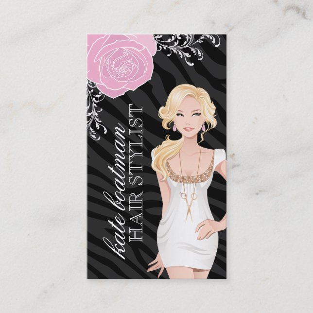 HAIR STYLIST BUSINESS CARD (Front)