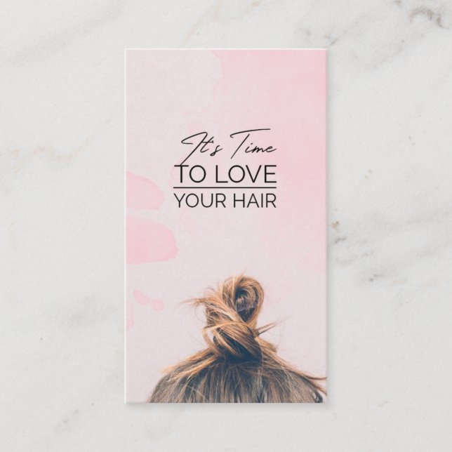 Hair Stylist Business Card (Front)