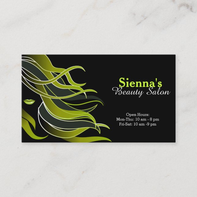 Hair stylist business card (Front)