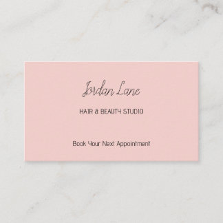 Hair Stylist Business Card - Modern QR Code