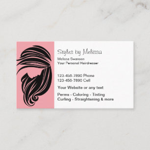 Hair Stylist Business Cards