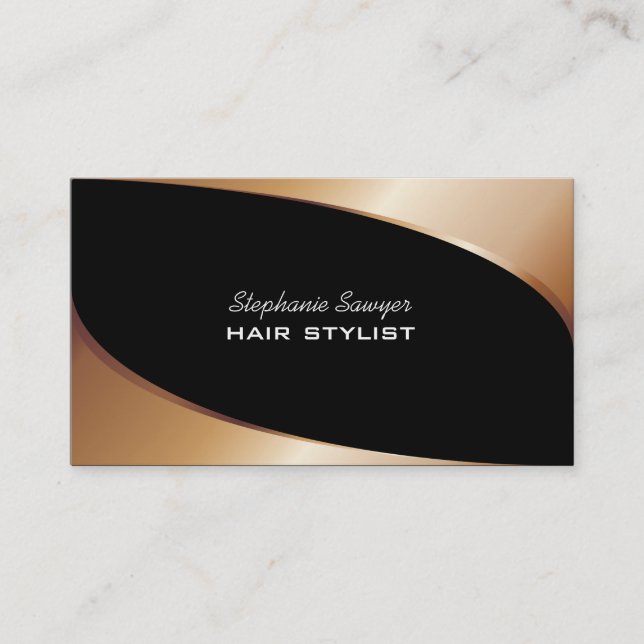 Hair stylist business cards (Front)