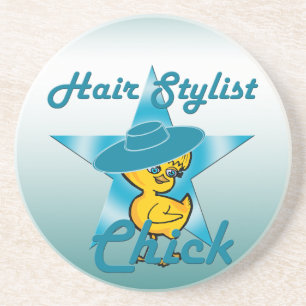 Hair Stylist Chick #7 Coaster