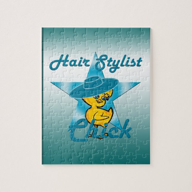 Hair Stylist Chick #7 Jigsaw Puzzle (Vertical)