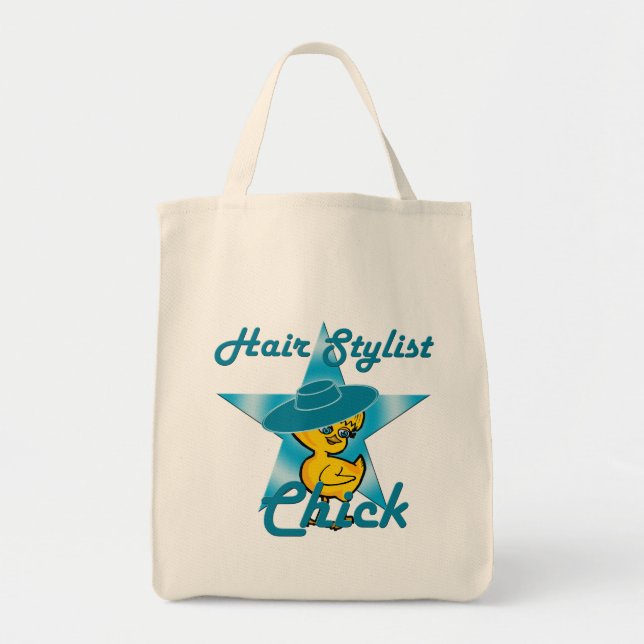 Hair Stylist Chick #7 Tote Bag (Front)