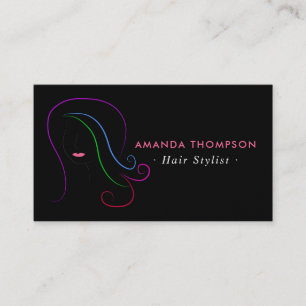 Hair Stylist classy customisable Appointment Card