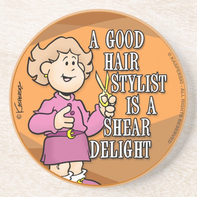 Hair Stylist Coaster (Front)