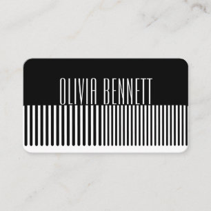 Hair Stylist Comb Black Colourist Salon Business Card