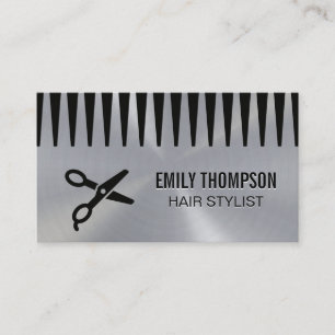 Hair Stylist Comb Salon Shears Business Card