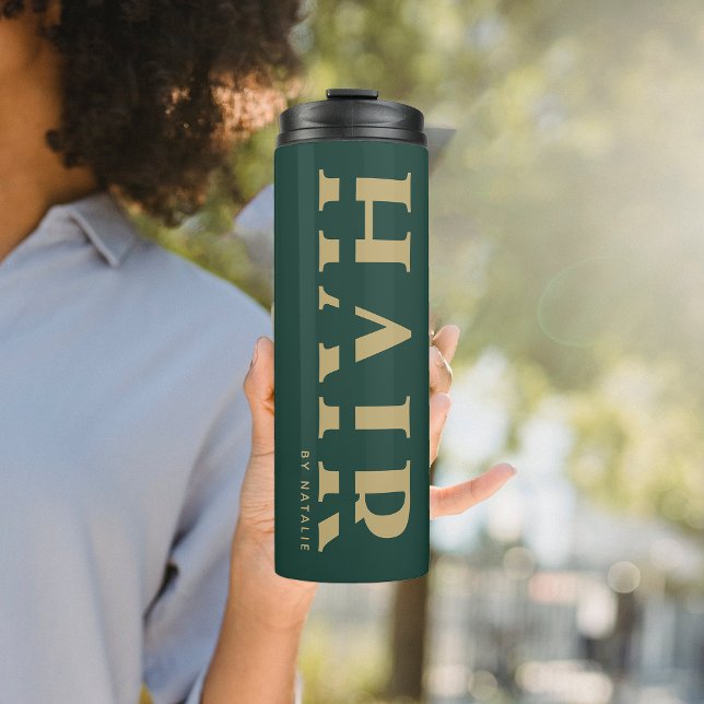 Hair Stylist Cool Beauty Salon Hairstylist Custom Thermal Tumbler (Creator Uploaded)