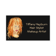 Hair Stylist Cosmetologist Elegant Red Head