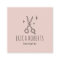 Hair Stylist Cute Scissor Minimalist Blush Pink