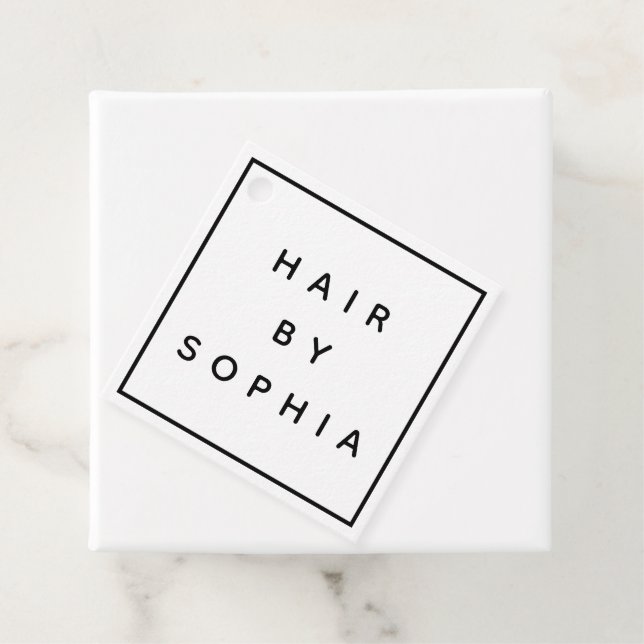 HAIR stylist elegant logo business label (In Situ)