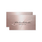 Hair Stylist Elegant Rose Gold Scissor Minimalist