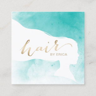 Hair Stylist Elegant Watercolor Salon Appointment