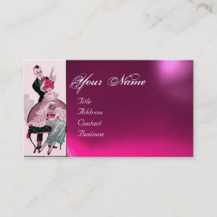 HAIR STYLIST ,FASHION BEAUTY SALON MAKE UP ARTIST BUSINESS CARD