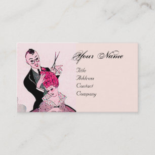 HAIR STYLIST ,FASHION BEAUTY SALON MAKE UP ARTIST BUSINESS CARD