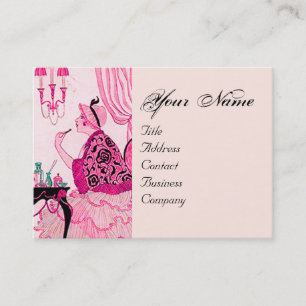 HAIR STYLIST ,FASHION BEAUTY SALON MAKE UP ARTIST BUSINESS CARD