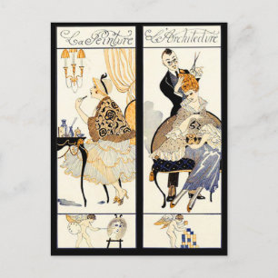 HAIR STYLIST ,FASHION BEAUTY SALON MAKE UP ARTIST POSTCARD
