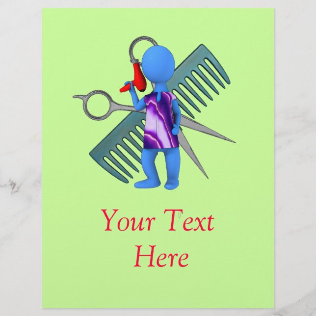 Hair Stylist Flyer (Front)
